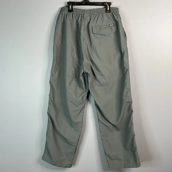 MEC Mens Mountain Equipment Co-op Nylon Wind Pants Grey Elastic Drawstring L - Picture 8 of 12